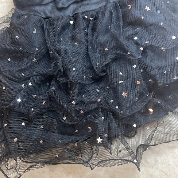 Spirit Child Halloween Costume Girl Glitter Witch Kids Event Size M 8-10 Black - Picture 6 of 13